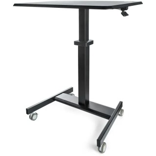 StarTech.com Sitting/Standing Computer Workstation Steel Frame Black 1.14 m Height Adjustable 600 mm Width 800 mm STSCART2