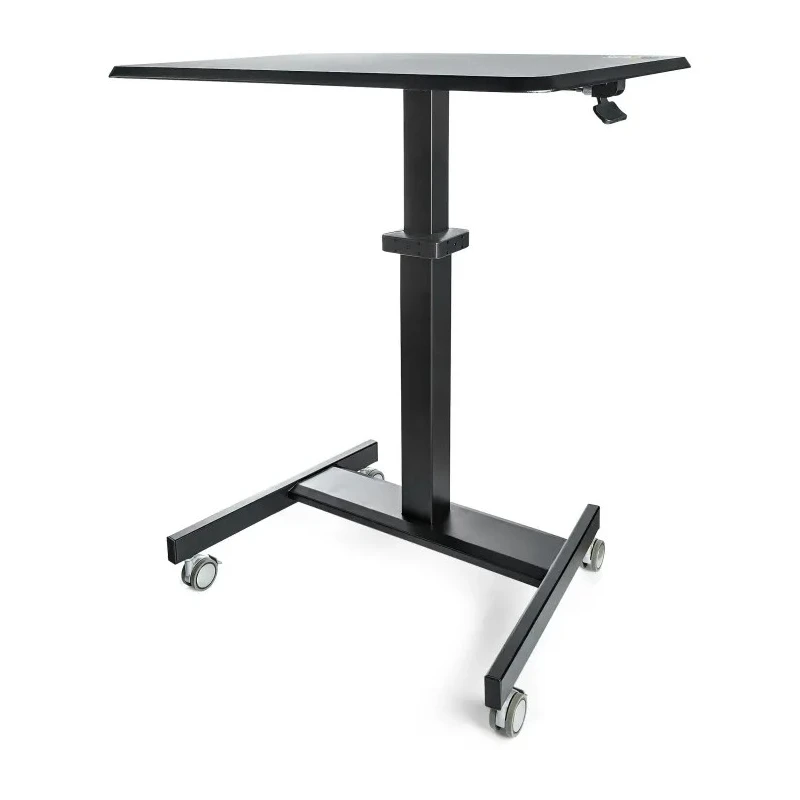 StarTech.com Sitting/Standing Computer Workstation Steel Frame Black 1.14 m Height Adjustable 600 mm Width 800 mm STSCART2