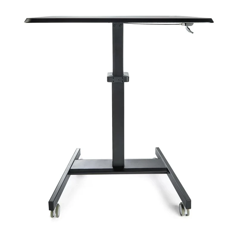 StarTech.com Sitting/Standing Computer Workstation Steel Frame Black 1.14 m Height Adjustable 600 mm Width 800 mm STSCART2
