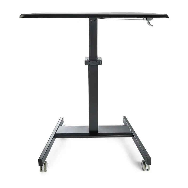 StarTech.com Sitting/Standing Computer Workstation Steel Frame Black 1.14 m Height Adjustable 600 mm Width 800 mm STSCART2