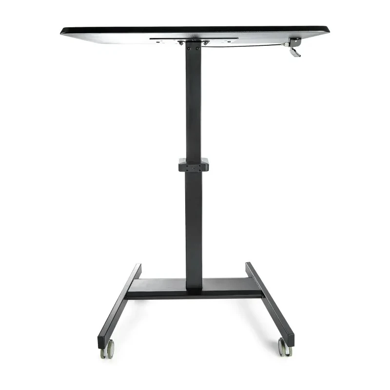 StarTech.com Sitting/Standing Computer Workstation Steel Frame Black 1.14 m Height Adjustable 600 mm Width 800 mm STSCART2
