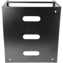 StarTech.com Black 2 Post Frame 12U Steel Server Rack Wall Mount with 34.9 mm Depth WALLMNT12