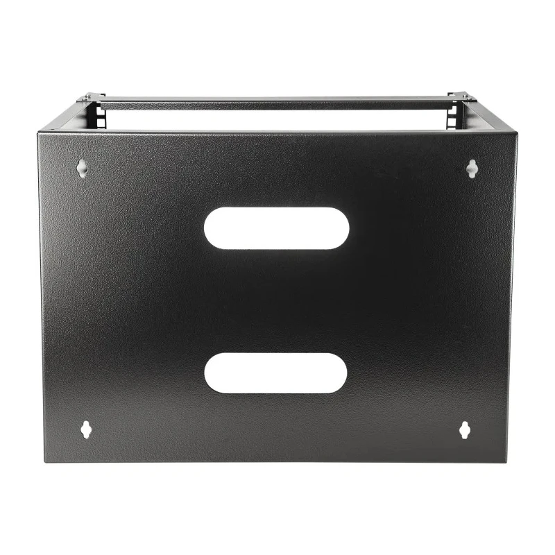 StarTech.com Black Steel 2 Post Frame 8U Server Rack, 34.9 mm Depth, 362 mm Height WALLMOUNT8