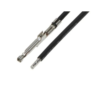 Molex Ultra-Fit Pre-Crimped Lead Pigtail Female Connector 75mm Cable Length Black 217471-1101