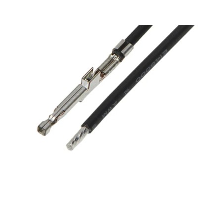 Molex Ultra-Fit Pre-Crimped Lead Pigtail Female Connector 75mm Cable Length Black 217471-1101