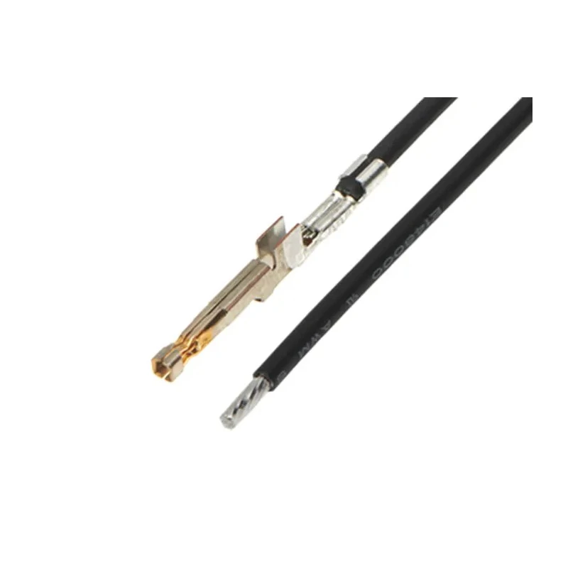 Molex Pre-Crimped Lead Pigtail Female Connector 225 mm Cable Length Black 217471-1213