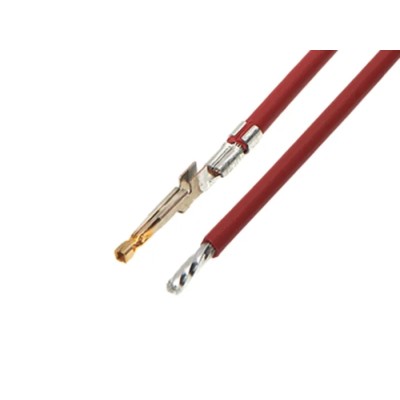 Molex Pre-Crimped Lead Pigtail Female Connector Ultra-Fit Series 450 mm Red 217471-2115