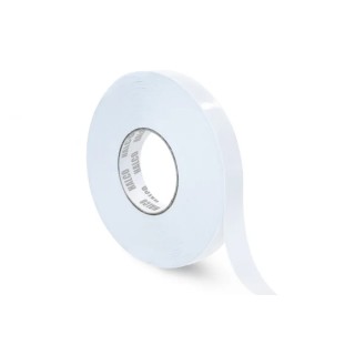 RS PRO White Double Sided Paper Tape 50mm x 50m Acrylic Adhesive 2.5N/cm F20 223-1093