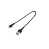 StarTech.com USB 2.0 Male USB Type A to Male Lightning Connector Black 300mm RUSBLTMM30CMB