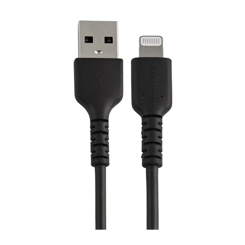 StarTech.com USB 2.0 Male USB Type A to Male Lightning Connector Black 300mm RUSBLTMM30CMB