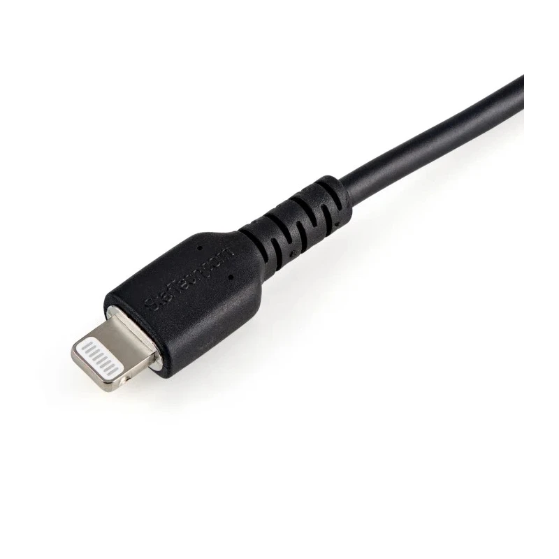 StarTech.com USB 2.0 Male USB Type A to Male Lightning Connector Black 300mm RUSBLTMM30CMB