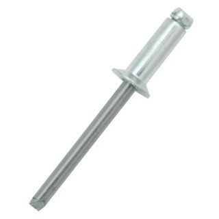 RS PRO Aluminium Blind Rivet 4.8 mm Dome Head Plain Finish DIN 7337 223-1140