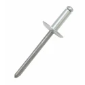 RS PRO Aluminium Blind Rivet 4.8 mm Dome Head Aluminium Body Steel Mandrel DIN 7337 223-1145