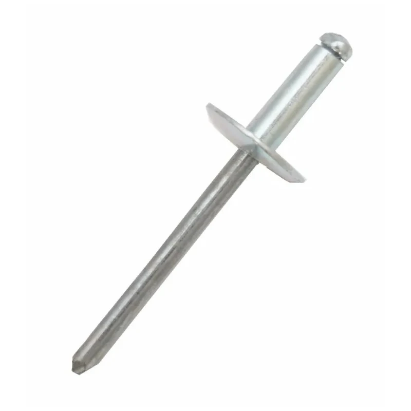 RS PRO Aluminium Blind Rivet 4.8 mm Dome Head Aluminium Body Steel Mandrel DIN 7337 223-1145