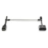 StarTech.com Laptop Lock Cable Lock Security Cable Tether for Use with Adapters, Dongles CONNLOCKPK10