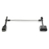 StarTech.com Laptop Lock Cable Lock Security Cable Tether For Use With Dongles, Adapters CONNLOCKPK5