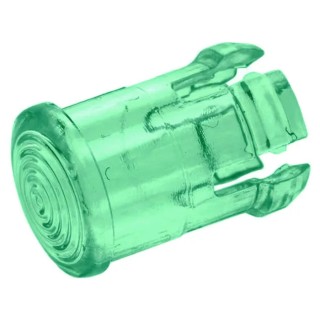Visual LED Lens for Through-Hole LEDs Green 5 mm, Low Profile Polycarbonate Bezel CLB 300 GTP