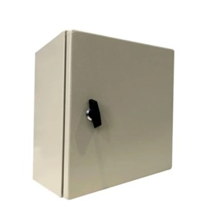 RS PRO Steel Wall Box IP66 300mm x 400mm x 210mm Zinc-Coated Steel Powder-Coated Grey IP66 Enclosure IP66