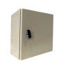 RS PRO Steel Wall Box IP66 Enclosure 400 mm x 400 mm x 200 mm Single Lock System Grey IP66