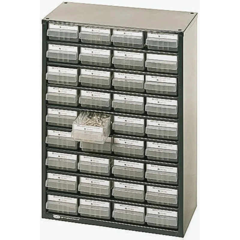 RS PRO Brass Nickel-Plated Electrical Screw and Bolt Kit 2050 Pieces Slot Drive United Kingdom 233-4355