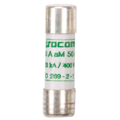 Socomec 10A Slow Cartridge Fuse 10 x 38 mm Industrial Voltage 690V 60130010