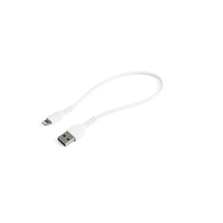 StarTech.com USB 2.0 Male USB Type A to Male Lightning Connector Cable White 300mm RUSBLTMM30CMW