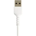 StarTech.com USB 2.0 Male USB Type A to Male Lightning Connector Cable White 300mm RUSBLTMM30CMW