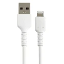StarTech.com USB 2.0 Male USB Type A to Male Lightning Connector Cable White 300mm RUSBLTMM30CMW