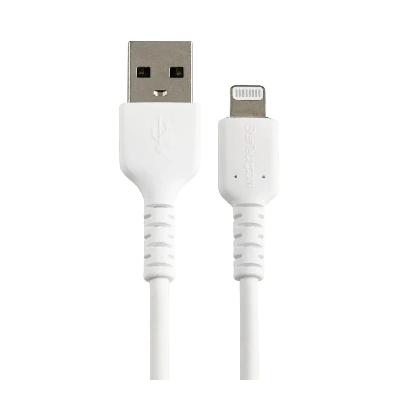 StarTech.com USB 2.0 Male USB Type A to Male Lightning Connector Cable White 300mm RUSBLTMM30CMW