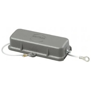 HARTING Protective Cover HAN 16A Series 2 Way Metal Grey 250V 09200165425