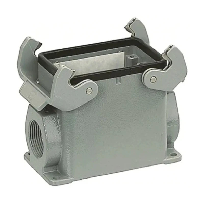 HARTING Han A Range Heavy Duty Power Connector Housing 2 Lever Surface Mounting Die Cast Aluminium IP65 32A 09200320270