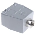 HARTING Han A Range Heavy Duty Power Connector Hood 2 Lever, Die Cast Aluminium Body, IP65, 32A 09200320420