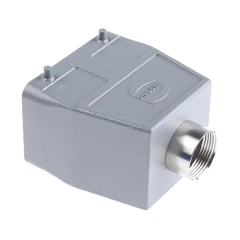 HARTING Han A Range Heavy Duty Power Connector Hood 2 Lever, Die Cast Aluminium Body, IP65, 32A 09200320420