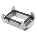 HARTING Han A Range Heavy Duty Power Connector Housing 2 Lever, Die Cast Aluminium, IP65, 32A 09200320301
