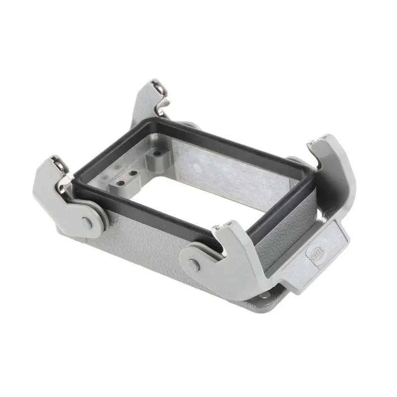 HARTING Han A Range Heavy Duty Power Connector Housing 2 Lever, Die Cast Aluminium, IP65, 32A 09200320301