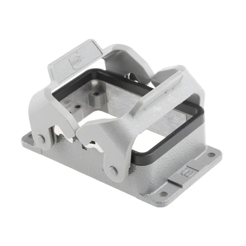 HARTING Han A Range Heavy Duty Power Connector Housing 2 Lever, Die Cast Aluminium, IP65, 32A 09200320301