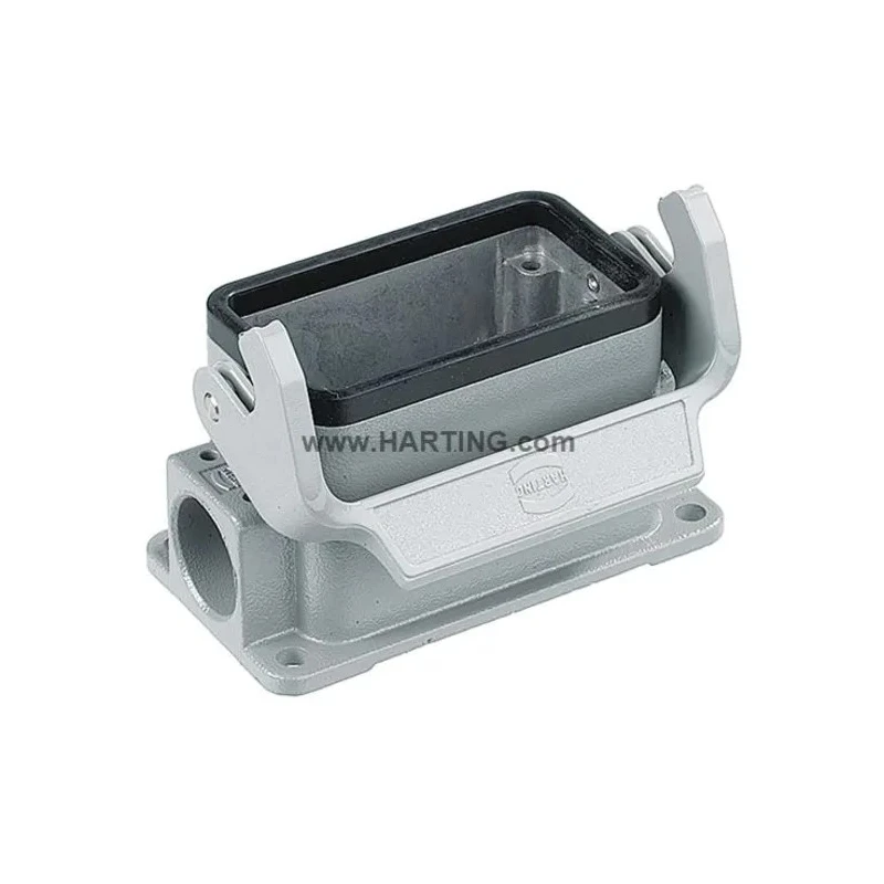 HARTING Han B Range Heavy Duty Power Connector Housing Surface Mount Die Cast Aluminium IP65 09300101291