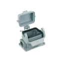 HARTING Han B Range Heavy Duty Power Connector Housing 1 Lever Surface Mount Die Cast Aluminium IP65 09300061296