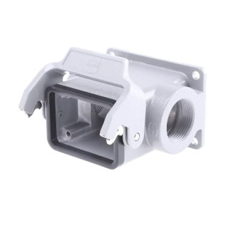 HARTING Han B Range Heavy Duty Power Connector Hood Surface Mount Die Cast Aluminium IP65 09300060292