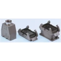 HARTING Han B Range Heavy Duty Power Connector Hood Surface Mount Metal Body IP65 2 Lever Locking 0930010153102