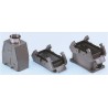 HARTING Han B Range Heavy Duty Power Connector Hood Surface Mount Metal Body IP65 2 Lever Locking 0930010153102