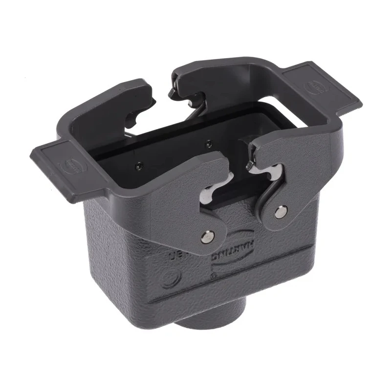 HARTING Han B Range Heavy Duty Power Connector Hood 2 Lever Die Cast Aluminium IP65 09300101731