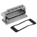 HARTING Han B Range Heavy Duty Power Connector Housing 16B Bulkhead Mount Die Cast Aluminium IP65 09300160307