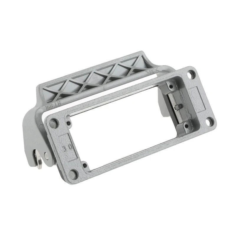 HARTING Han B Range Heavy Duty Power Connector Housing 16B Bulkhead Mount Die Cast Aluminium IP65 09300160307