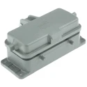 HARTING Han B Range Heavy Duty Power Connector Housing Bulkhead Mount Die Cast Aluminium IP65 2 Lever Locking 09300160302