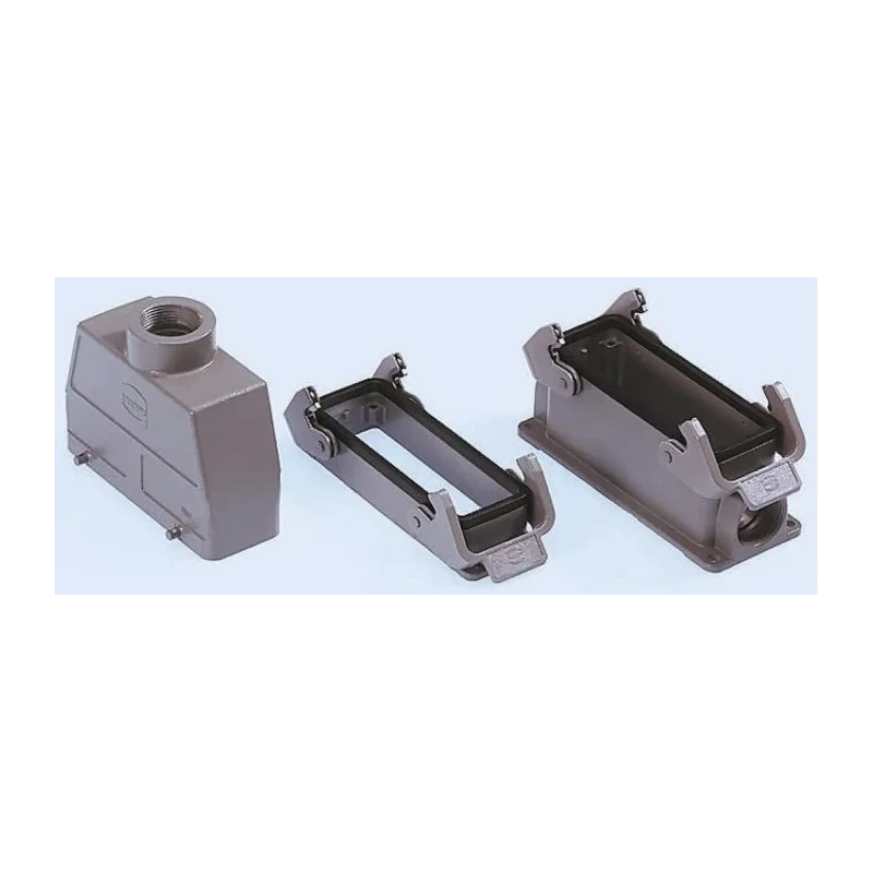 HARTING Han B Range Heavy Duty Power Connector Hood 2 Lever Die Cast Aluminium IP65 09300240730