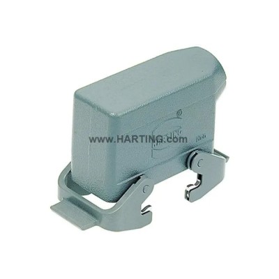 HARTING Han B Range Heavy Duty Power Connector Hood, 2 Lever, Die Cast Aluminium Body, IP67 IP66 IP65, Model 09300241530