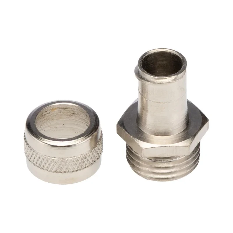 Adaptaflex Conduit Fitting Nickel Plated Brass 7.9 mm Nominal Size M16 Thread IP54 7TCA296020R0057 SP12/M16/A