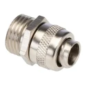 Adaptaflex Conduit Fitting Nickel Plated Brass 7.9 mm Nominal Size M16 Thread IP54 7TCA296020R0057 SP12/M16/A