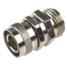 Adaptaflex Brass Nickel-Plated Conduit Fitting 12 mm Nominal Size M16 Thread IP54 Rated Swivel 7TCA296020R0059 SP12/M16/B